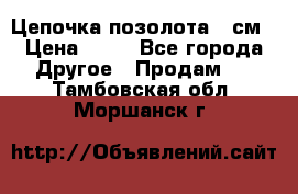 Цепочка позолота 50см › Цена ­ 50 - Все города Другое » Продам   . Тамбовская обл.,Моршанск г.